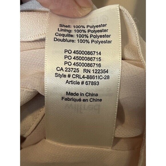 Aritzia Wilfred Cream Pink Floral Print Off Shoulder Flowy Mini Dress Si… - Picture 7 of 10